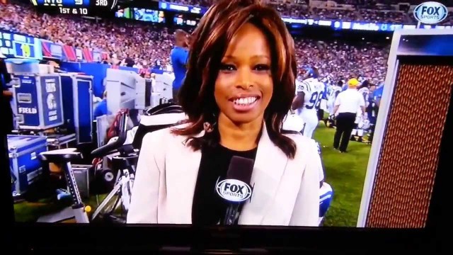 Fox Sideline Reporter Pam Oliver Gets Hit by Stray Football